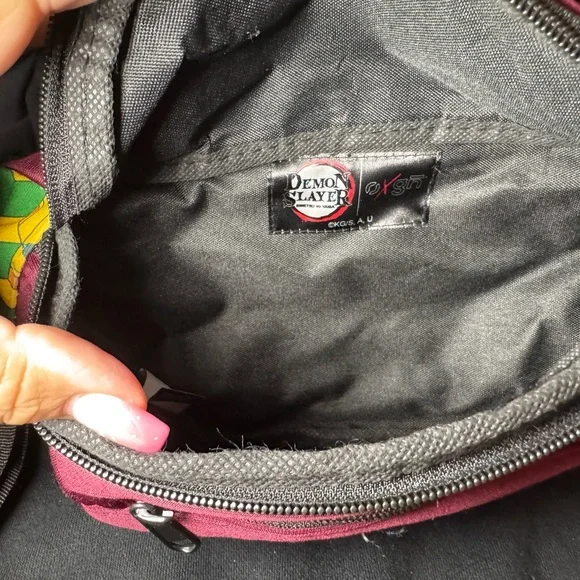 EUC Demon Slayer x OXGN collaboration Anime fanny pack belt shoulder bag - Picture 4 of 5